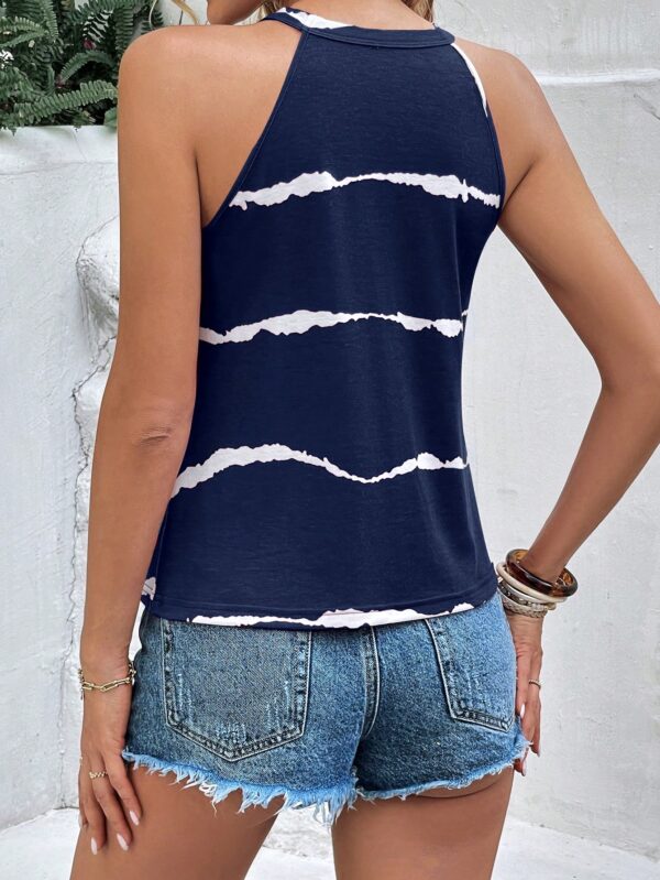 Blusa musculosa de verano con cuello halter - Image 36