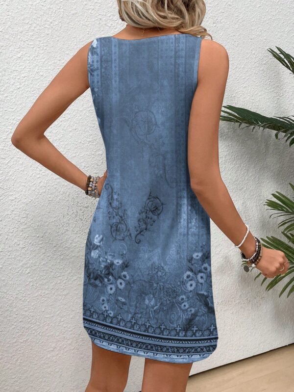 Vestido Bodycon Estampado Sin Mangas - Image 2