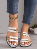 Sandalias Planas Cómodas para Mujer, Temporada Primavera/Verano