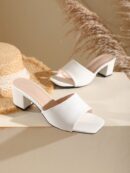 Sandalias Mule de Taco Chino, Elegantes y de Moda