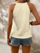 Blusa musculosa de verano con cuello halter