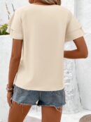 Blusa casual de manga acampanada para verano