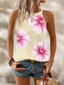 Blusa musculosa de verano con cuello halter