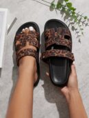 Zapatillas de Casa Estilo Pantufla con Suela Gruesa