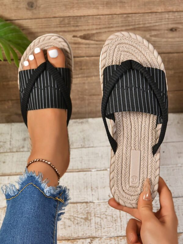 Chinelas de playa con anillo para dedo, estilo tribal - Image 14