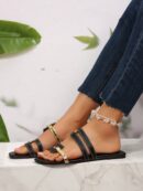 Sandalias Planas Cómodas para Mujer, Temporada Primavera/Verano