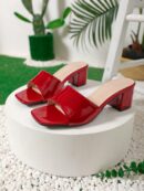 Sandalias Mule de Taco Chino, Elegantes y de Moda