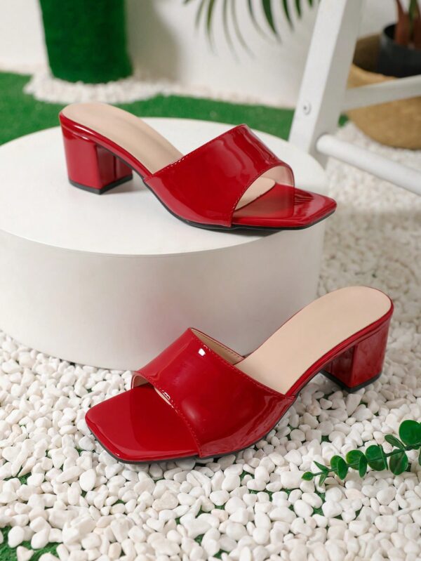 Sandalias Mule de Taco Chino, Elegantes y de Moda - Image 12