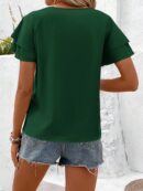 Blusa casual de manga acampanada para verano