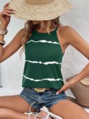 Blusa musculosa de verano con cuello halter