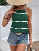 Blusa musculosa de verano con cuello halter